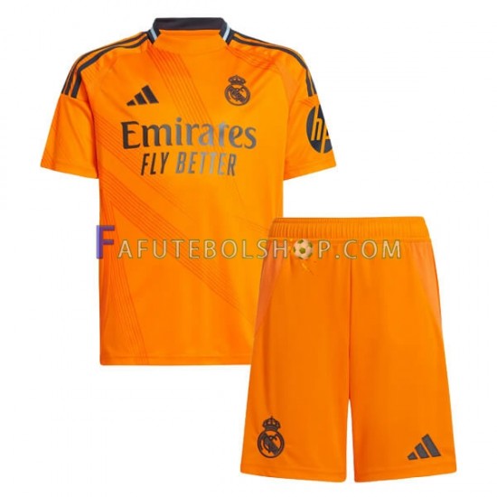 Camisa 2 Real Madrid 2024-2025 manga curta ,infantil