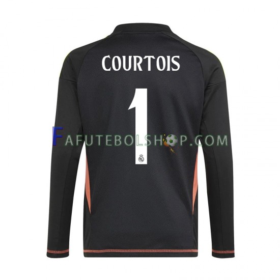 Camisa Goleiro 2 Real Madrid Thibaut Courtois 1 2024-2025 manga curta ,Masculino