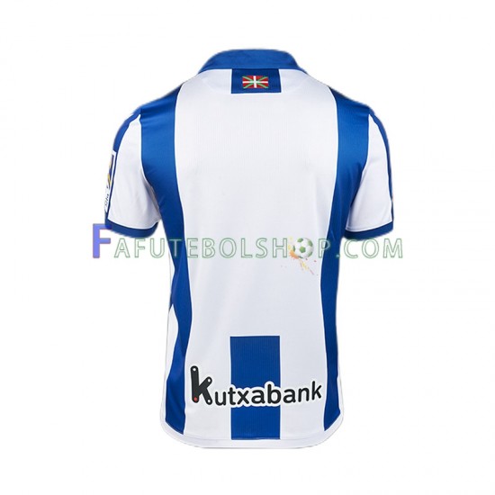 Camisa 1 Real Sociedad 2024-2025 manga curta ,Masculino