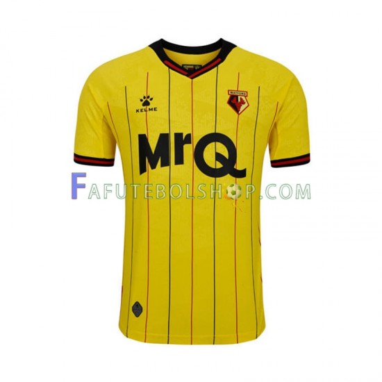 Camisa 1 Watford 2024-2025 manga curta ,Masculino