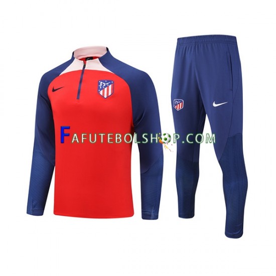 Atlético de Madrid Vermelho Sweat de Treino Conjunto 2023-2024