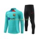 FC Barcelona Azul Sweat de Treino Conjunto 2023-2024