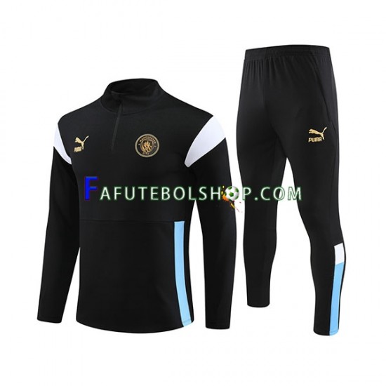 Manchester City Preto Sweat de Treino Conjunto 2023-2024