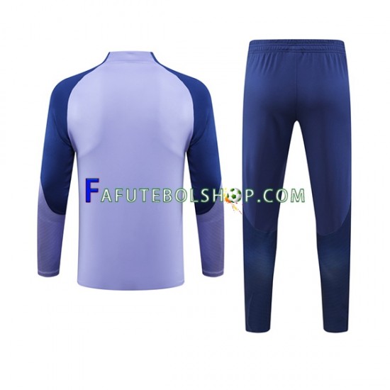 Tottenham Hotspur Roxo Sweat de Treino Conjunto 2023-2024