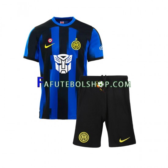 Camisa 1 AC Milan Transformers 2023-2024 manga curta ,infantil