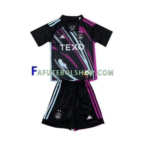 Camisa 2 Aberdeen 2023-2024 manga curta ,infantil