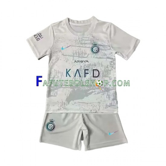 Camisa 3 Al-Nassr 2023-2024 manga curta ,infantil