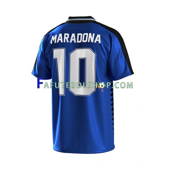 Camisa 2 Argentina MARADONA 10 Retrô 1994 manga curta ,infantil