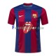 Camisa 1 FC Barcelona Rolling Stones 2023-2024 manga curta ,Masculino