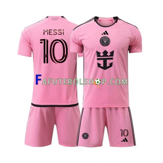 Camisa 1 Inter Miami Lionel Messi 10 2024 manga curta ,infantil