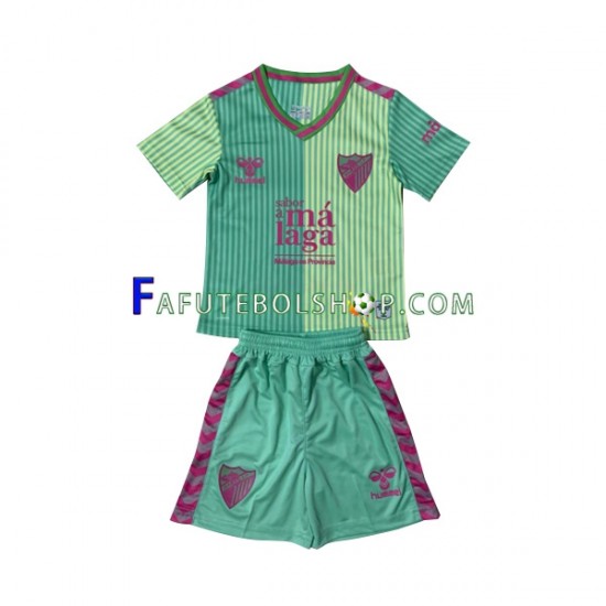 Camisa 3 Malaga CF 2023-2024 manga curta ,infantil