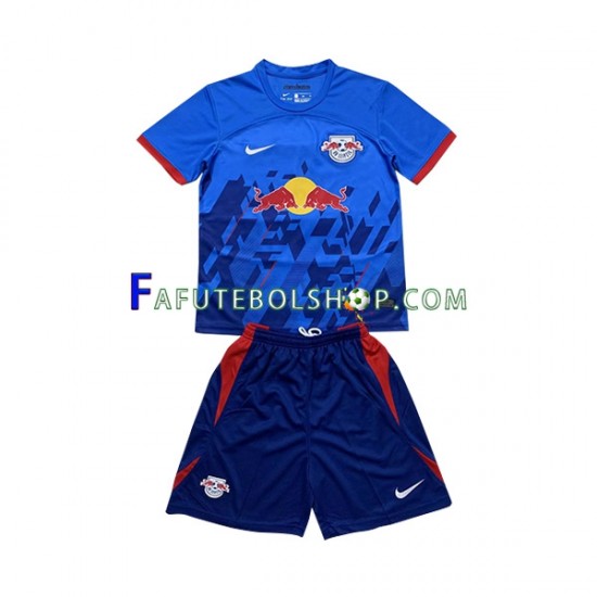 Camisa 3 RB Leipzig 2023-2024 manga curta ,infantil