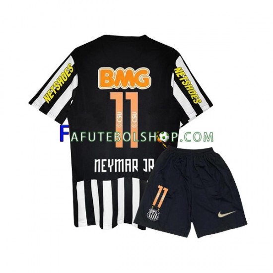 Camisa 2 Santos FC Neymar JR 11 2012 Retrô manga curta ,infantil