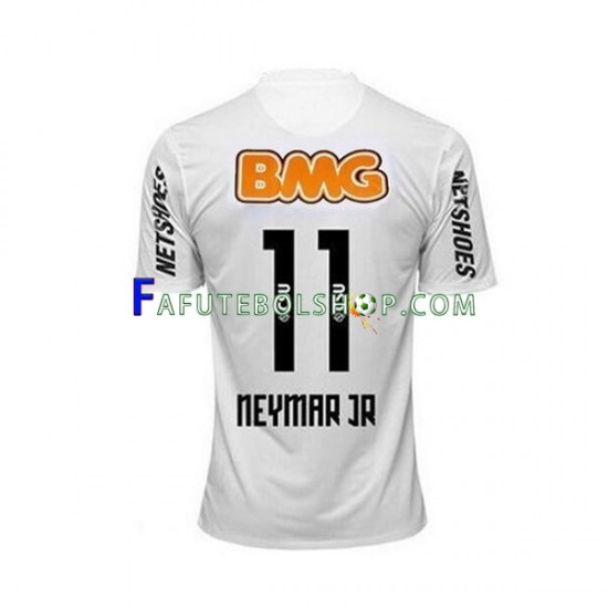 Camisa 1 Santos FC Neymar JR 11 2012 Retrô manga curta ,Masculino