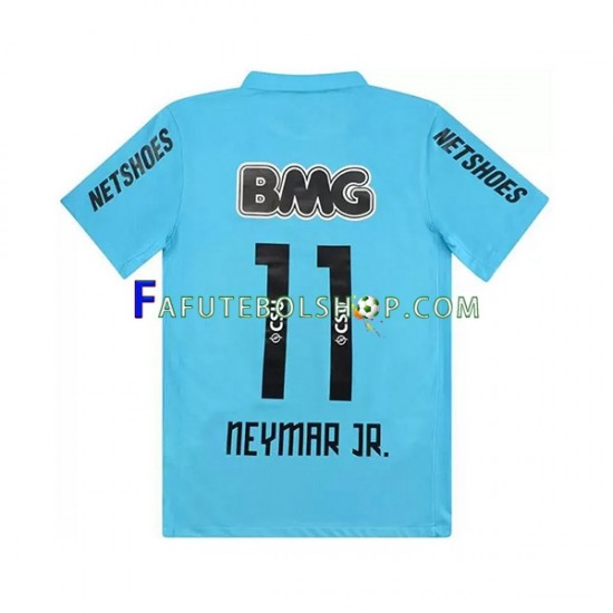 Camisa 3 Santos FC Neymar JR 11 2012 Retrô manga curta ,Masculino