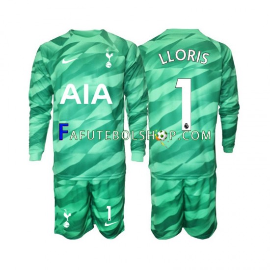 Camisa Goleiro 3 Tottenham Hotspur Hugo Lloris 1 2023-2024 manga longa ,infantil