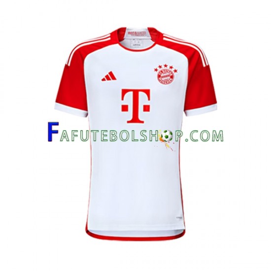 Camisa 1 Bayern de Munique Alphonso Davies 19 2023-2024 manga curta ,Masculino