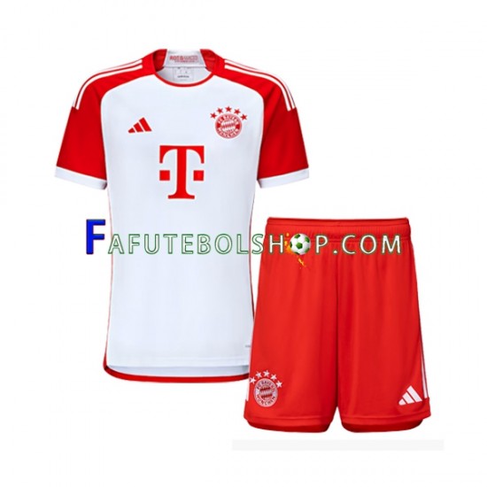 Camisa 1 Bayern de Munique 2023-2024 manga curta ,infantil