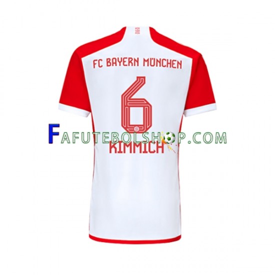 Camisa 1 Bayern de Munique Joshua Kimmich 6 2023-2024 manga curta ,Masculino