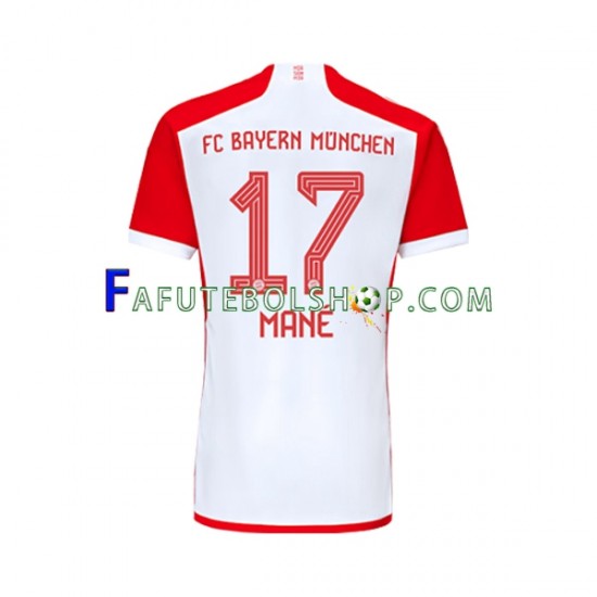 Camisa 1 Bayern de Munique Sadio Mane 17 2023-2024 manga curta ,Masculino