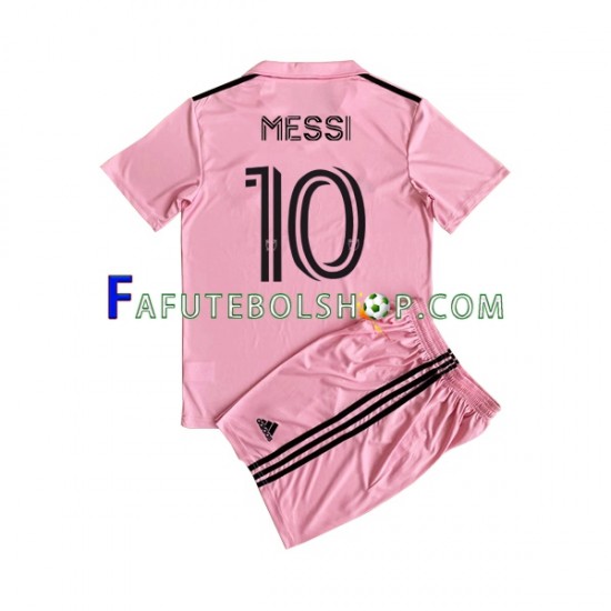 Camisa 1 Inter Miami Lionel Messi 10 2023 manga curta ,infantil