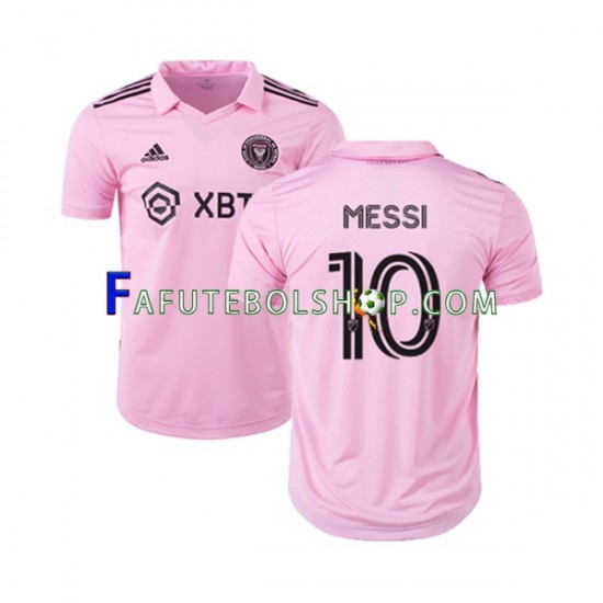 Camisa 1 Inter Miami Lionel Messi 10 2023 manga curta ,Masculino