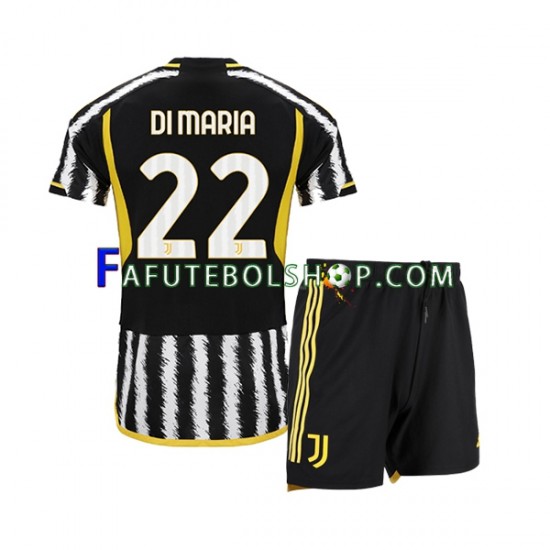 Camisa 1 Juventus Angel Di Maria 22 2023-2024 manga curta ,infantil