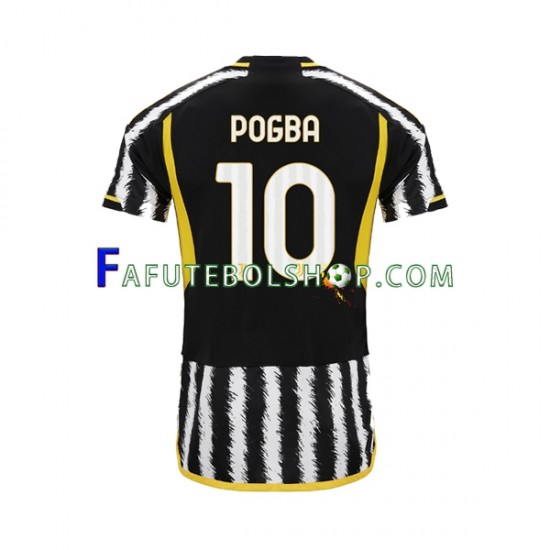 Camisa 1 Juventus Paul Pogba 10 2023-2024 manga curta ,Masculino