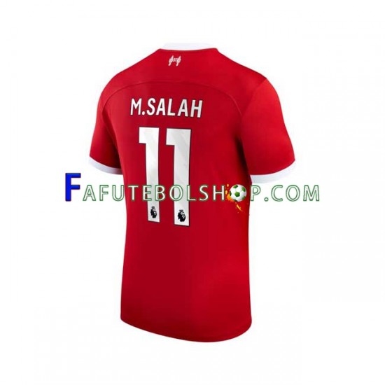 Camisa 1 Liverpool M.Salah 11 2023-2024 manga curta ,Masculino