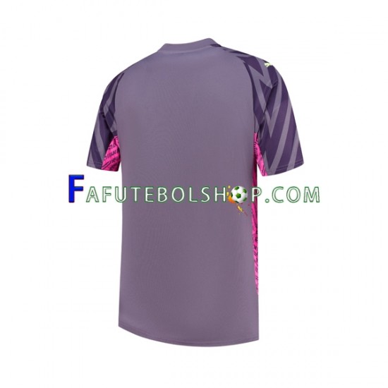 Camisa Goleiro 2 Manchester City 2023-2024 manga curta ,Masculino