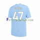 Camisa 1 Manchester City Phil Foden 47 2023-2024 manga curta ,Masculino