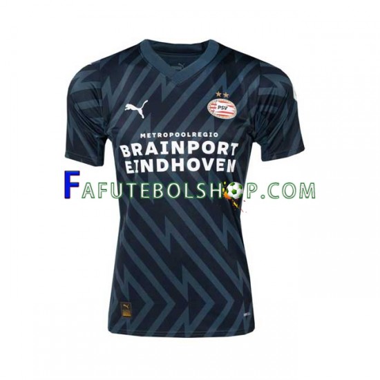 Camisa Goleiro 3 PSV Eindhoven 2023-2024 manga curta ,Masculino