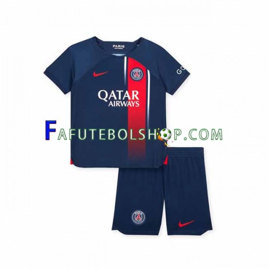 Camisa 1 Paris Saint Germain 2023-2024 manga curta ,infantil