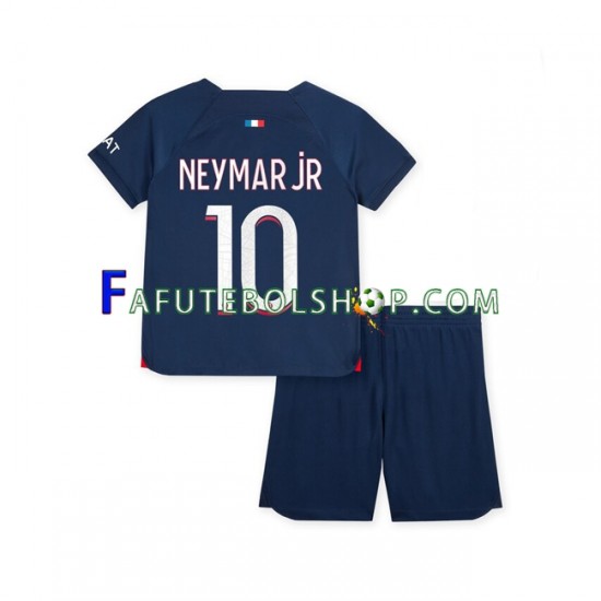 Camisa 1 Paris Saint Germain Neymar Jr 10 2023-2024 manga curta ,infantil