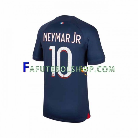 Camisa 1 Paris Saint Germain Neymar Jr 10 2023-2024 manga curta ,Masculino