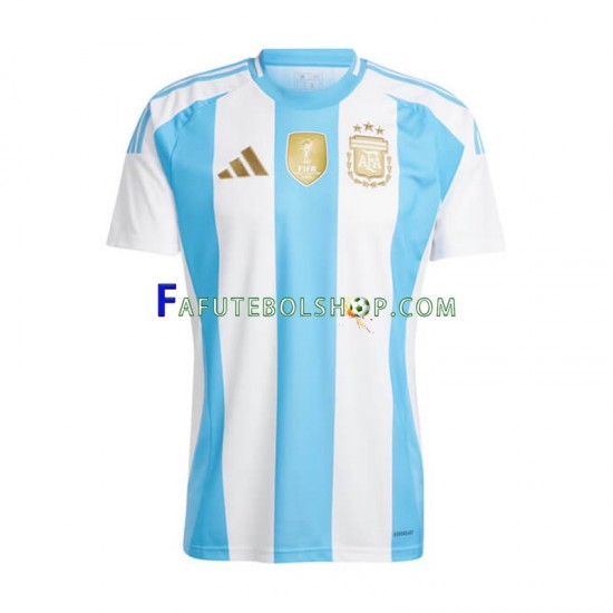 Camisa 1 Argentina Copa America 2024 manga curta ,Masculino