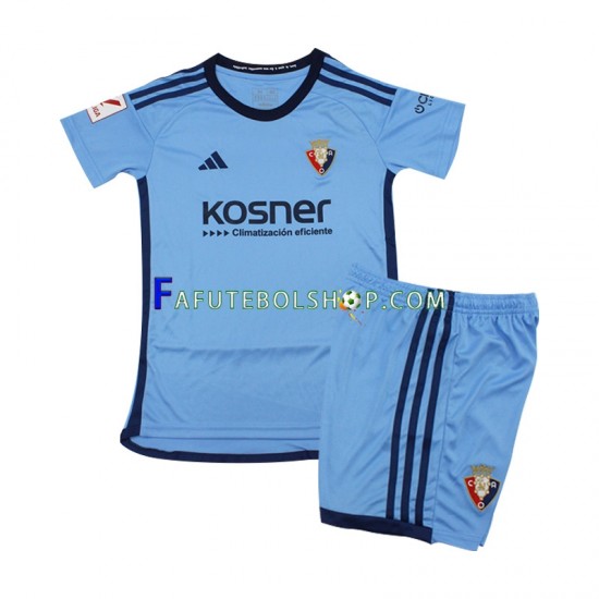 Camisa 2 CA Osasuna 2023-2024 manga curta ,infantil