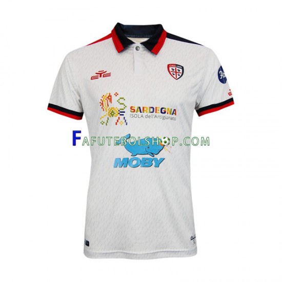 Camisa 2 Cagliari 2023-2024 manga curta ,Masculino