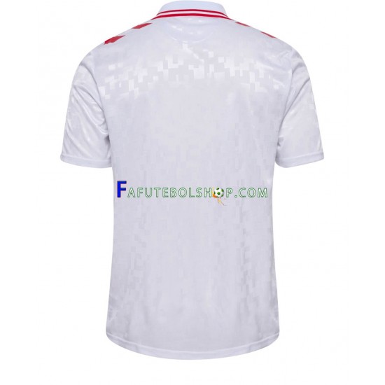 Camisa 2 Dinamarca Euro 2024 manga curta ,Masculino