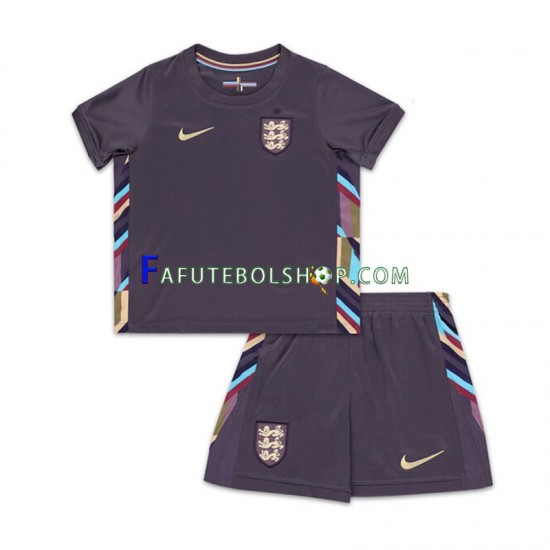 Camisa 2 Inglaterra Euro 2024 manga curta ,infantil