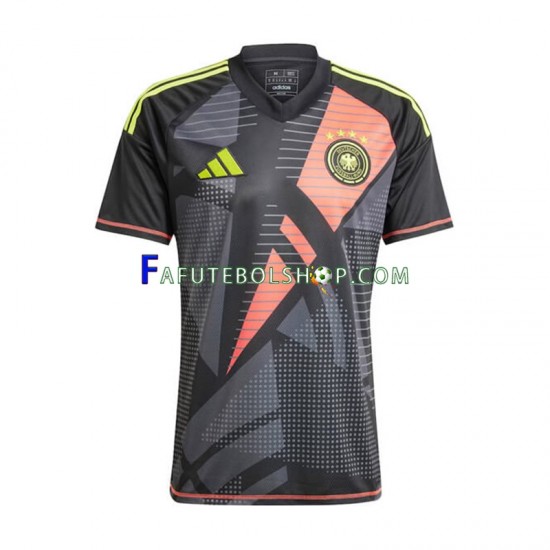 Camisa Goleiro 1 Alemanha Euro 2024 manga curta ,Masculino