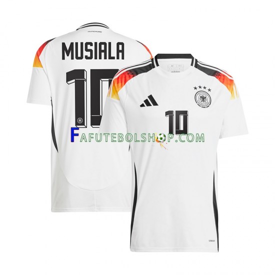 Camisa 1 Alemanha Jamal Musiala 10 Euro 2024 manga curta ,Masculino