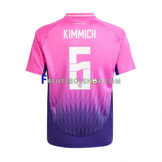 Camisa 2 Alemanha Kimmich 6 Euro 2024 manga curta ,Masculino