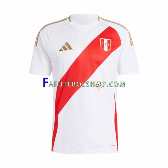 Camisa 1 Peru Copa America 2024 manga curta ,Masculino