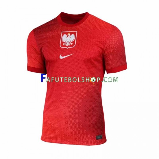 Camisa 2 Polônia 2024 manga curta ,Masculino