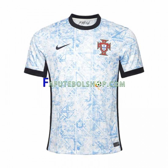 Camisa 2 Portugal Euro 2024 manga curta ,Masculino