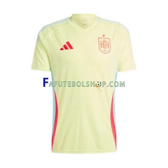 Camisa 2 Espanha Euro 2024 manga curta ,Masculino