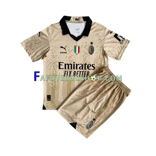 Camisa Goleiro 1 AC Milan Special 2022-2023 manga curta ,infantil