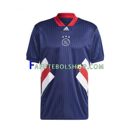 Camisa 1 AFC Ajax Icon Retrô 2022-2023 manga curta ,Masculino