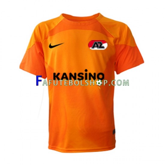 Camisa Goleiro 3 AZ Alkmaar 2022-2023 manga curta ,Masculino